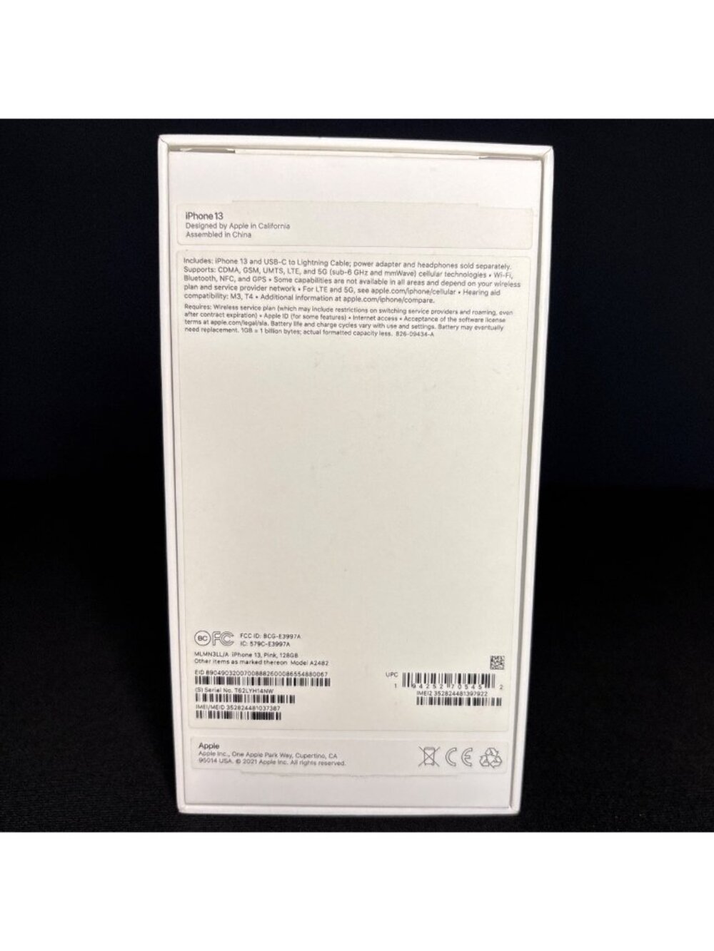 Apple iPhone 8 Plus Gold Box Inserts Apple Sticker Empty Box Only Model A1864 - Picture 6 of 8